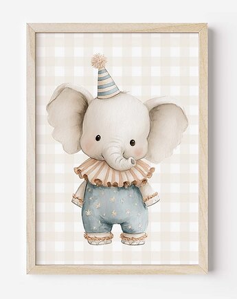 Plakat Na Ścianę Dla Dzieci Bajkowy Cyrk nr. 6, Dekoracjan