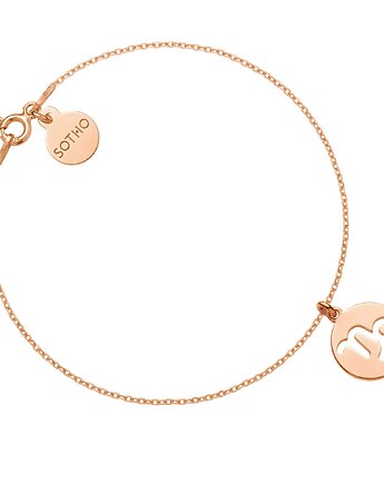 Bransoletka z zodiakiem Koziorożca z różowego złota, SOTHO