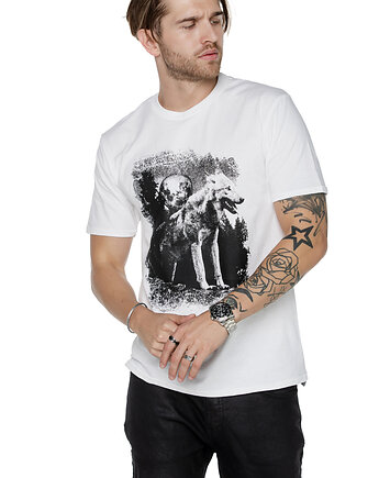 T-shirt męski UNDERWORLD Wolf in mountains, UNDERWORLD