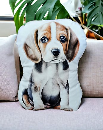 Poduszka piesek przytulanka z pieskiem pies beagle, Uszyciuch