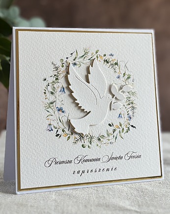 Zaproszenia na komunię, wzór 55, Anna Art and Crafts