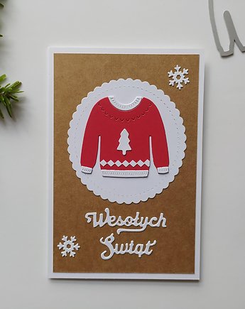 Kartka świąteczna "Zabawne swetry", itsmycard