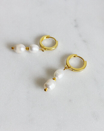 Kolczyki z Perłami delikatne, Chmolowska Jewellery