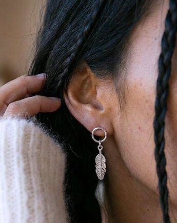 Piórko boho, Ewa Saj Silver