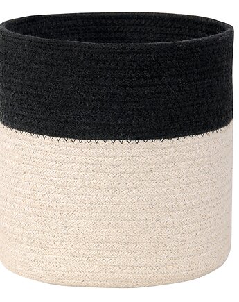 Kosz Basket Dual Black - Natural, Lorena Canals