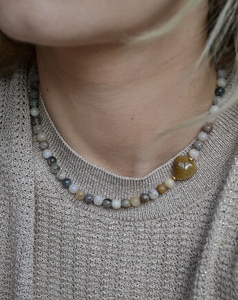 Naszyjnik z sercem Tiger Eye, Messme