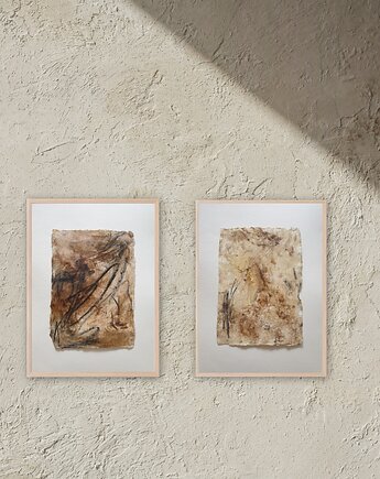 2 x obrazek abstrakcja WABI SABI, do wyboru, naniby