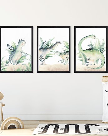 Plakaty dla chłopca Dinozaury, Wallie Studio Dekoracji