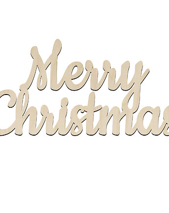 Ozdoba na Choinkę Napis na Drzwi Wiszący Stojący Merry Christmas do Stroika, smxdsgn