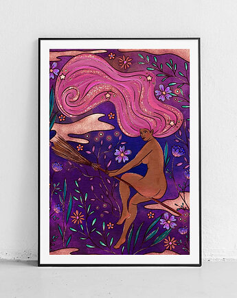 Plakat Magia i Kwiaty w Ruchu, Harvest Maison