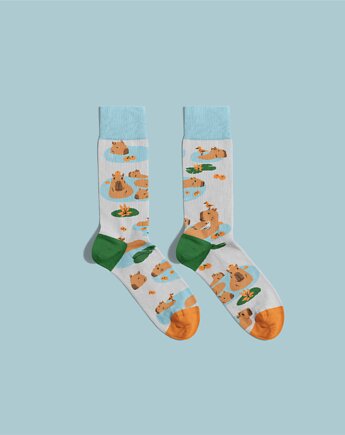 Skarpetki  Capybaras - Kapibary, Banana Socks