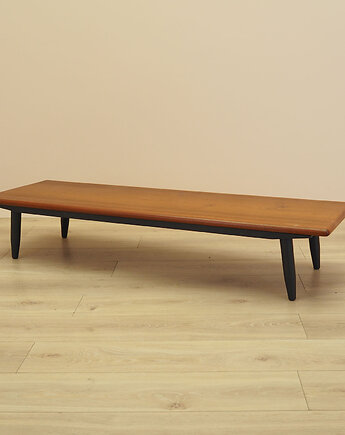 Lowboard tekowy, duński design, lata 70, produkcja: Dania, Przetwory design