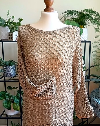 Sweter Kolczuga Beż S/M/L/XL, Majka
