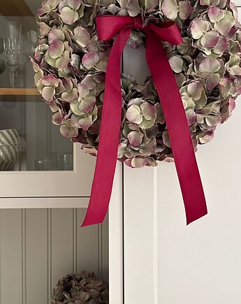 SZTUCZNY Wianek HORTENSJA na drzwi - ok.44cm, MOM&SISdekorują