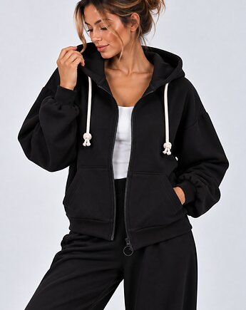 Bluza Na Zamek ,,SUZANA" Czarny, 3 for U
