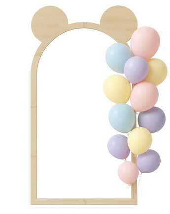 Girlanda Łuk na Baby Shower Chrzest Urodziny Ścianka Stelaż Tło do Zdjęć, smxdsgn