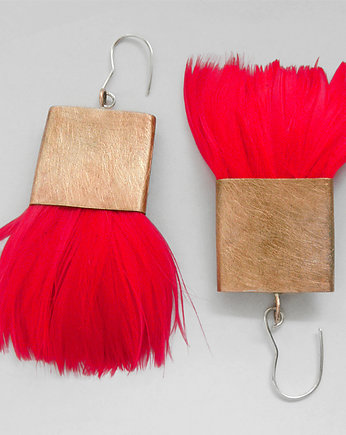 PIÓRKO kolczyki, Katarzyna Kaminska ART