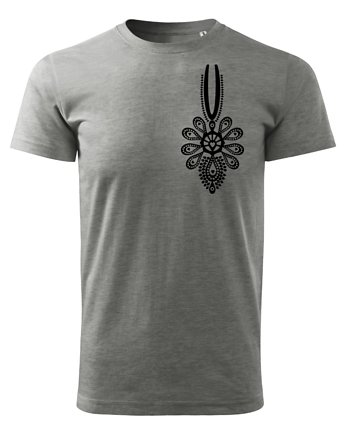 Tatra Art podhalańska Parzenica t-shirt szary, Tatra Art
