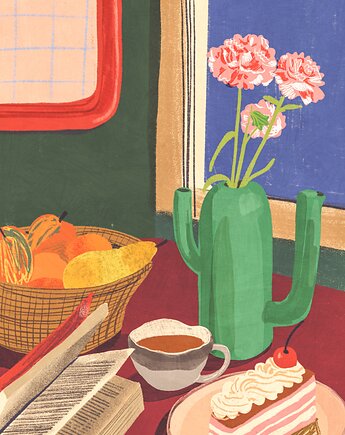 Plakat "Miłe popołudnie" 30x40, Gigi Rosado