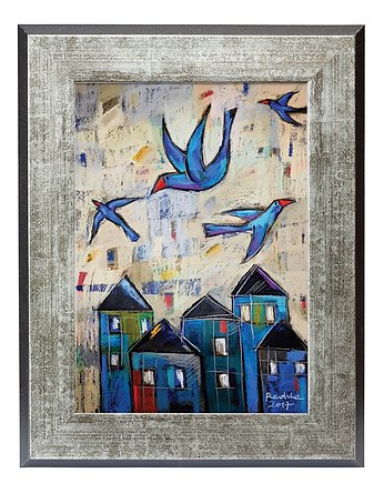 Ptaki 5 - plakat 50x70, Katarzyna Radzka
