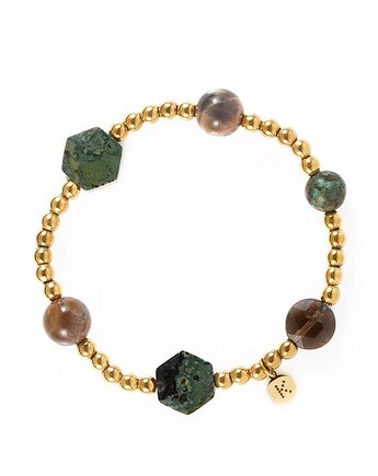 Bransoletka w kolorach ziemi 