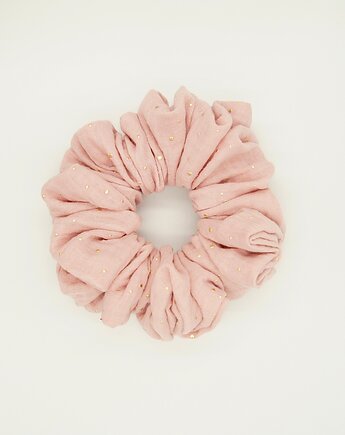 Scrunchie muślinowa gumka do włosów, Magic Needles