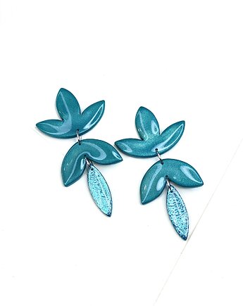 Wiszące kolczyki FIESTA morski, Clayee