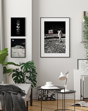 Zestaw plakatów "Podróż na księżyc", Fotobloki and decor