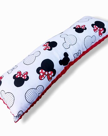 Poduszka wałek zagłówek długa poduszka ochraniacz Myszka Minnie, Uszyciuch