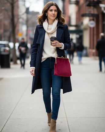 Torebka bordowa na Łańcuszku, TWINS