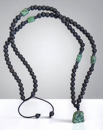 UNIKAT: zoisyt, turkus afrykański, lawa : ENERGIA, OPTYMIZM, kaktusia