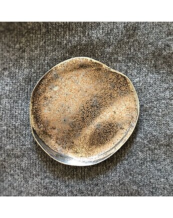 Porcelanowa złota patera pod biżuterię, CeramicPole