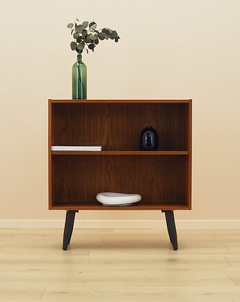Regał tekowy, duński design, lata 70, produkcja: Dania, Przetwory design