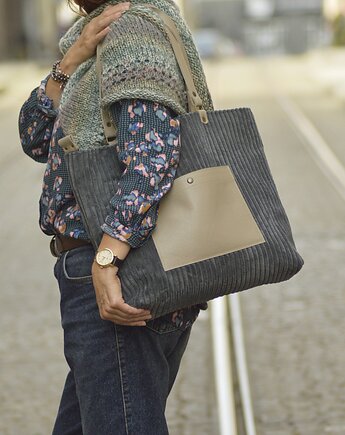 Shopper Gray&Taupe, MAY