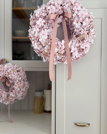 SZTUCZNY Wianek HORTENSJA na drzwi - ok.44cm, MOM&SISdekorują