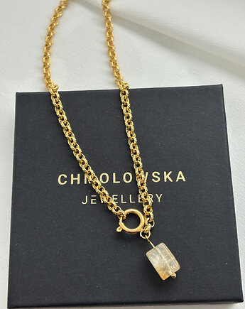 Naszyjnik łańcuszek Cytryn, Chmolowska Jewellery