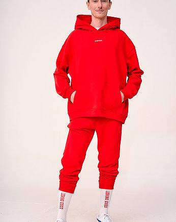 Hoodie Oversize Red, FajnieBrand