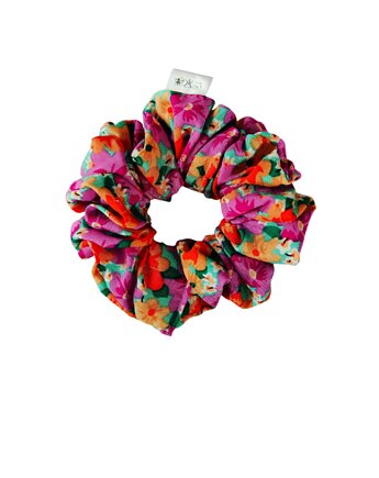 Scrunchie do włosów, gumka do włosów z wiskozy Letnia fiesta MAXI, Capillum