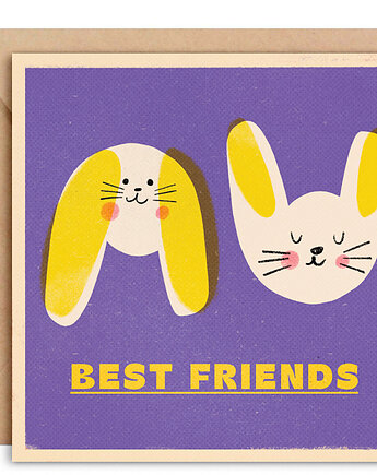 Kartka Best friends  + koperta, MUKI design