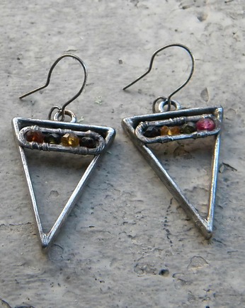 Trójkąt turmalin - kolczyki, Beata Trotter