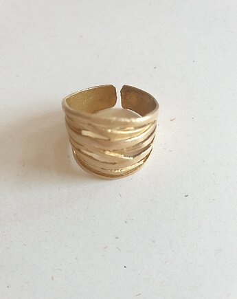 Pierścionek  ANTYK nr.4, mosiądz, modesign