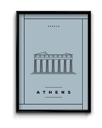 Plakat Ateny, OKAZJE - Prezent na Wieczór kawalerski