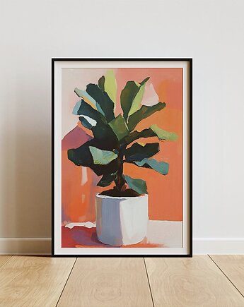 Plakat - Figowiec dębolistny, Harry Monkey