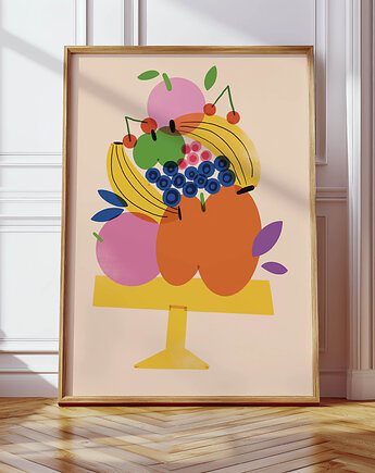 Plakat Kolorowe owoce, MUKI design