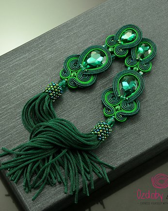 Kolczyki z chwostami Emerald Tassel, Ozdoby Ziemi