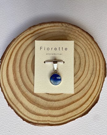 Zawieszka lapis lazuli, Fiorette stone&silver