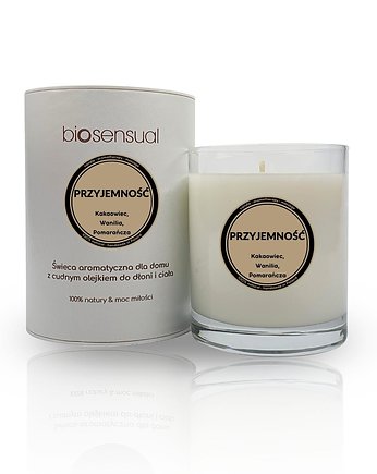 Świeca do masażu i aromaterapii PRZYJEMNOŚĆ 200g, Biosensual