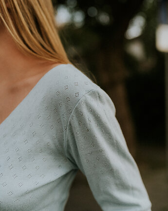 Longsleeve Mellow,błękitny, OWO me