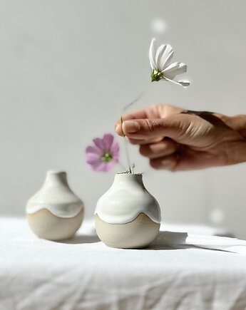 Ceramiczny wazonik III - biel, Och ceramika