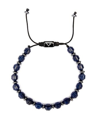 Jadeit z Hematytem na sznurku, Kulka Bransoletki